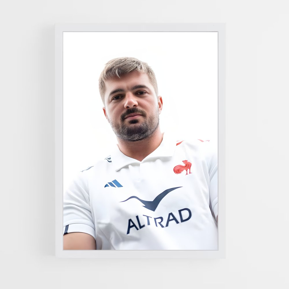 Poster Gregory alldritt authentiques – affiche Rugby (vue 3)